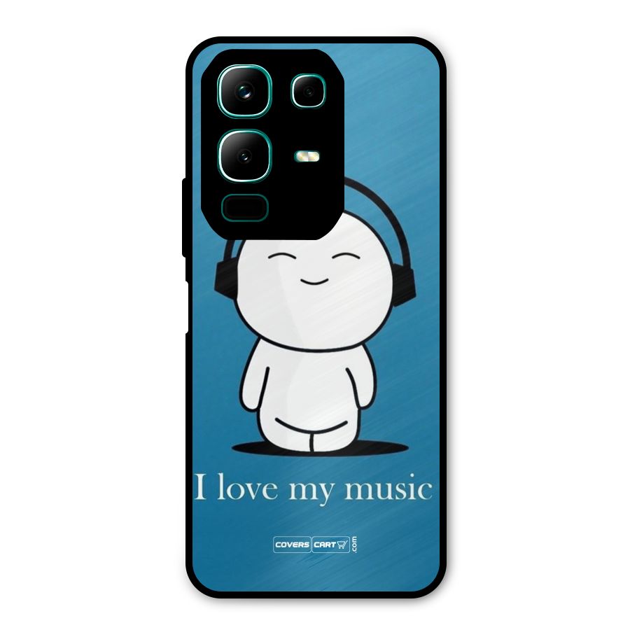 Love for Music Metal Back Case for Infinix Note 50x
