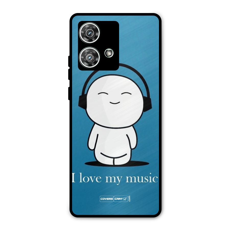 Love for Music Metal Back Case for Motorola Edge 40 Neo