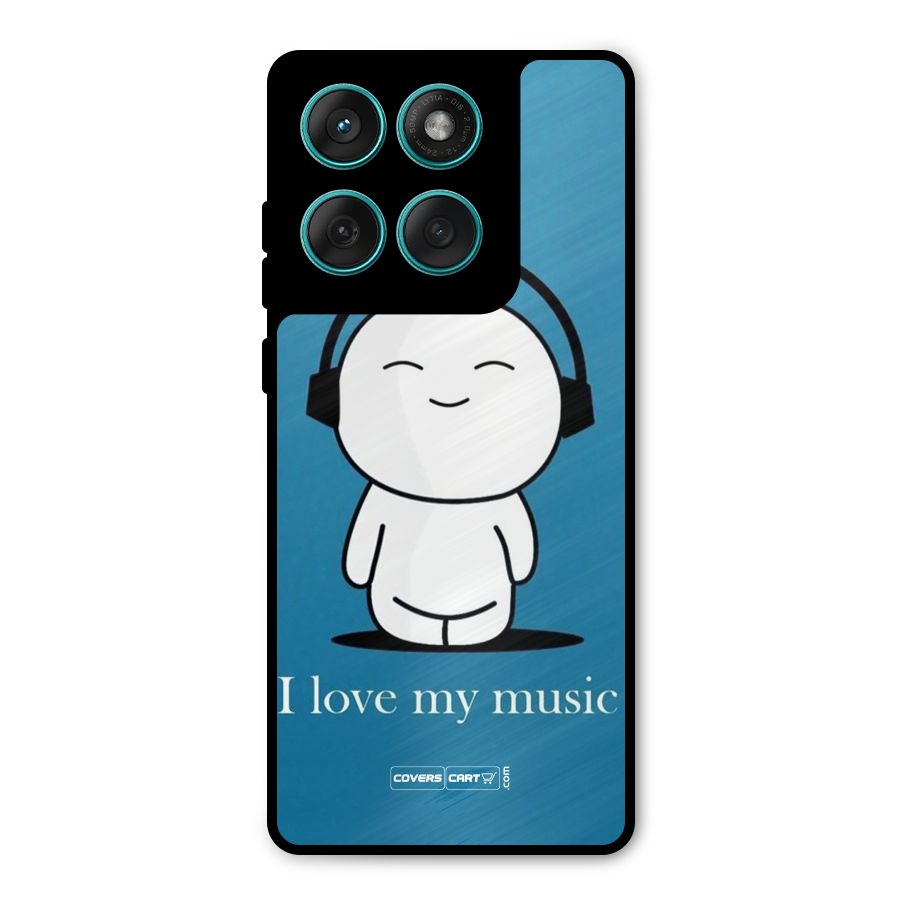 Love for Music Metal Back Case for Motorola Edge 60
