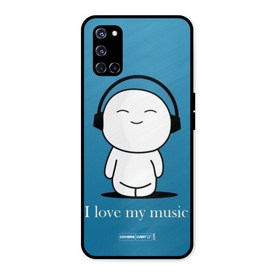 Love for Music Metal Back Case for Oppo A52