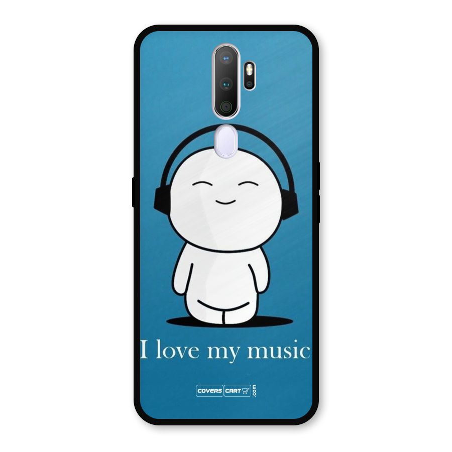 Love for Music Metal Back Case for Oppo A9 (2020)