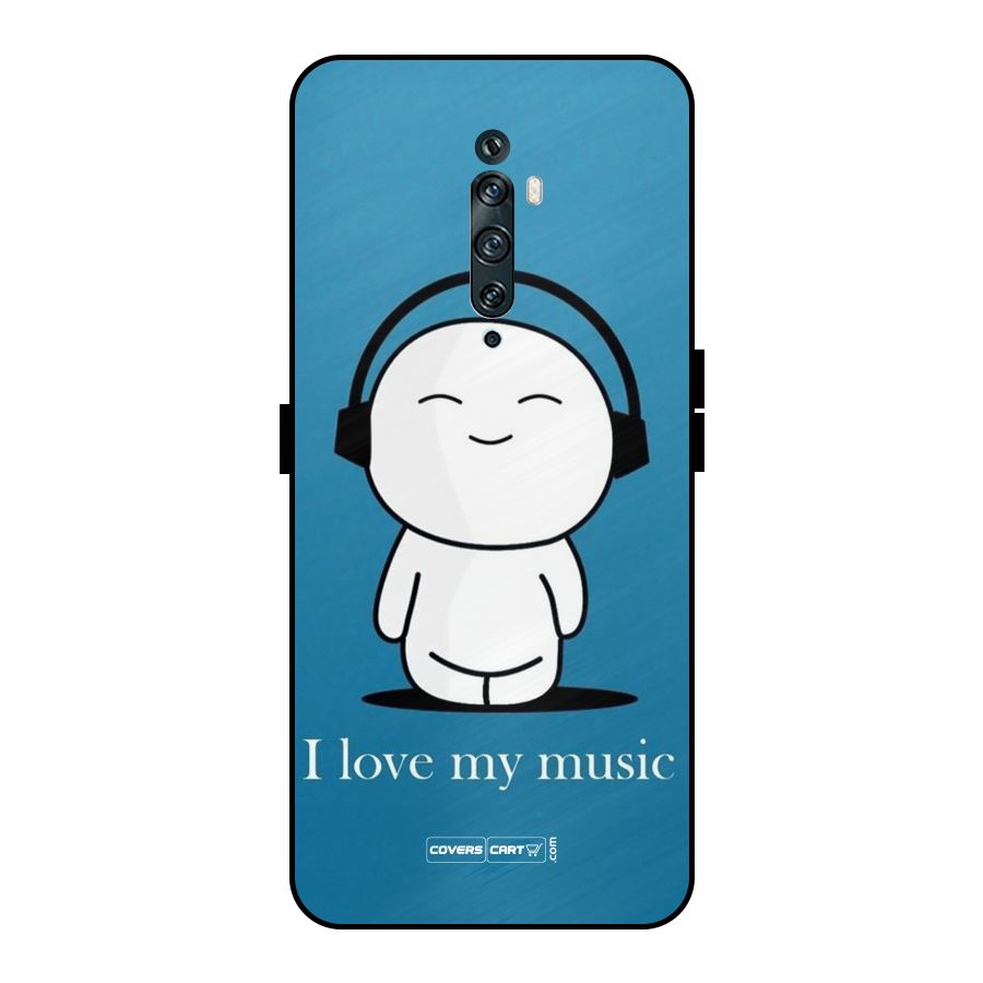 Love for Music Metal Back Case for Oppo Reno2 Z