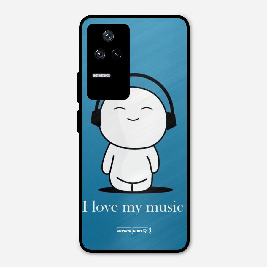 Love for Music Metal Back Case for Poco F4 5G