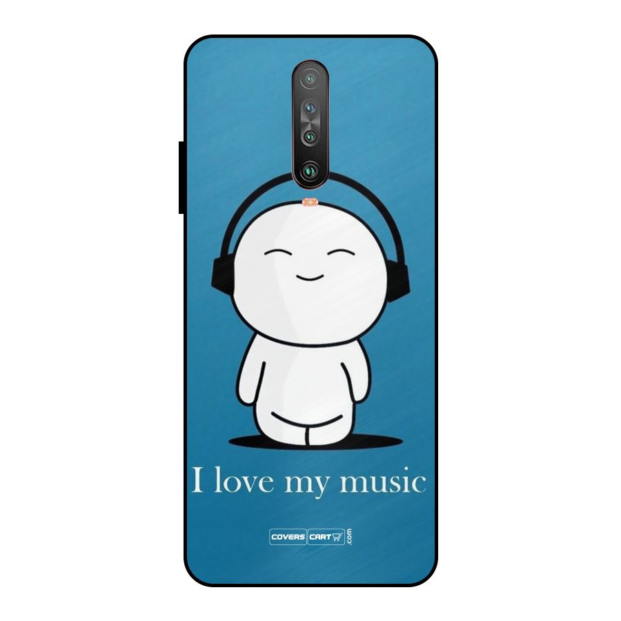 Love for Music Metal Back Case for Poco X2