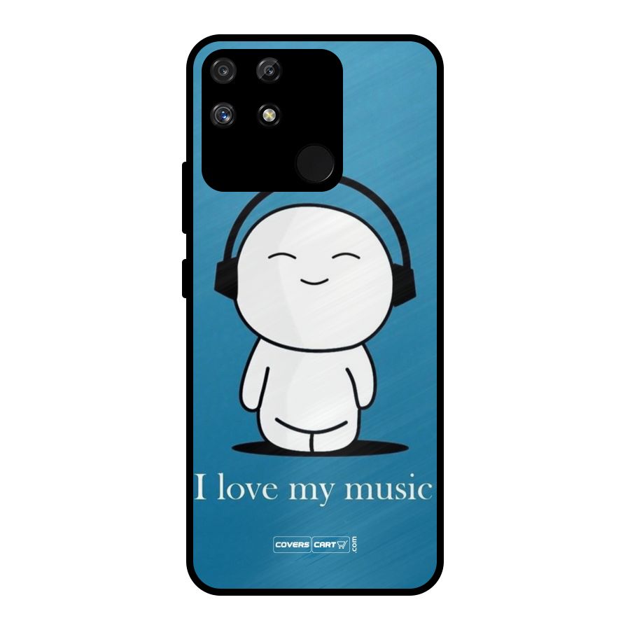 Love for Music Metal Back Case for Realme Narzo 50A
