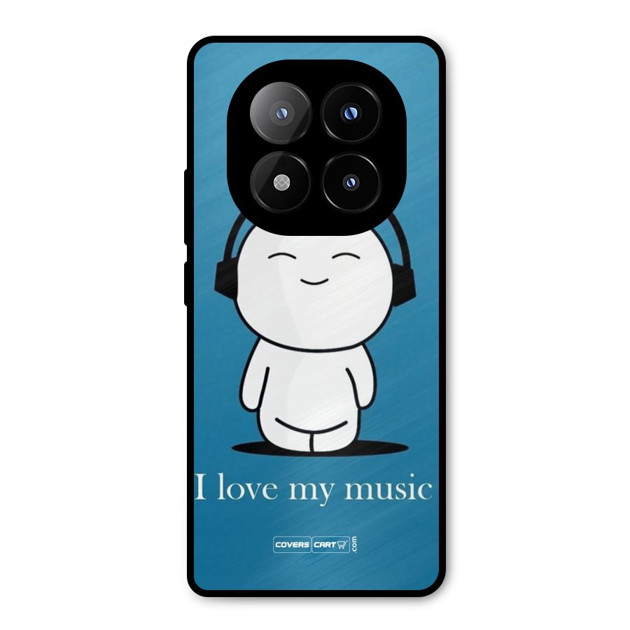 Love for Music Metal Back Case for Redmi Note 14 Pro Plus 5G