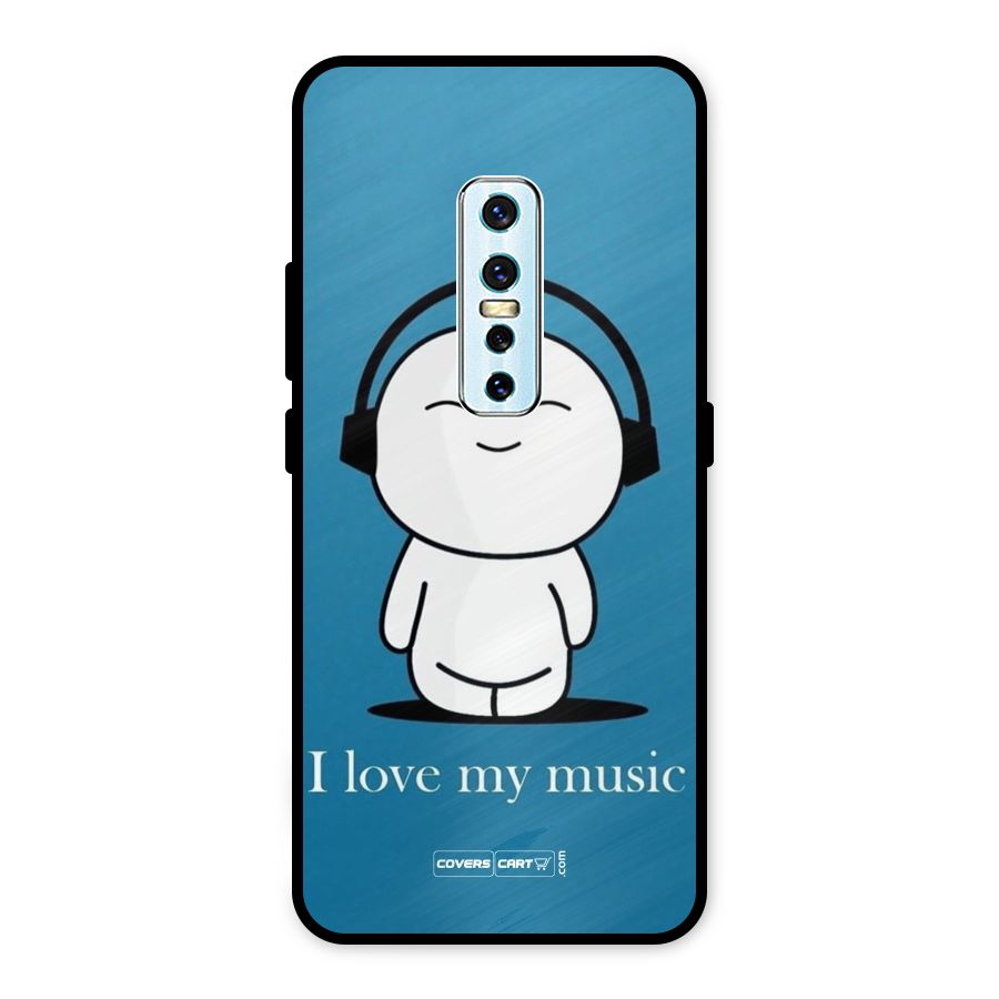 Love for Music Metal Back Case for Vivo V17 Pro