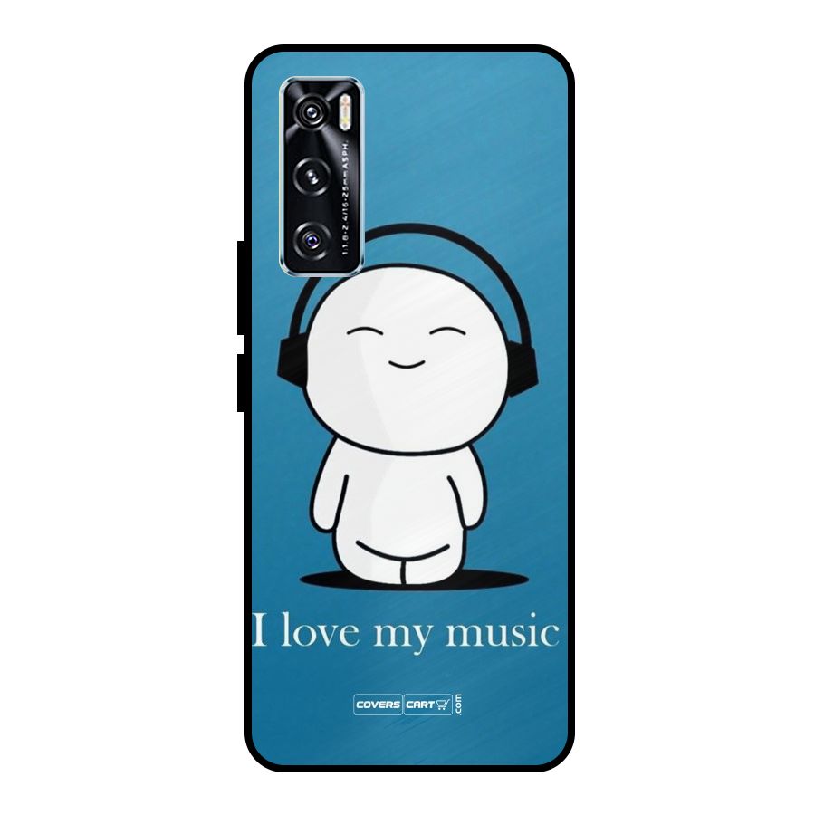 Love for Music Metal Back Case for Vivo V20 SE