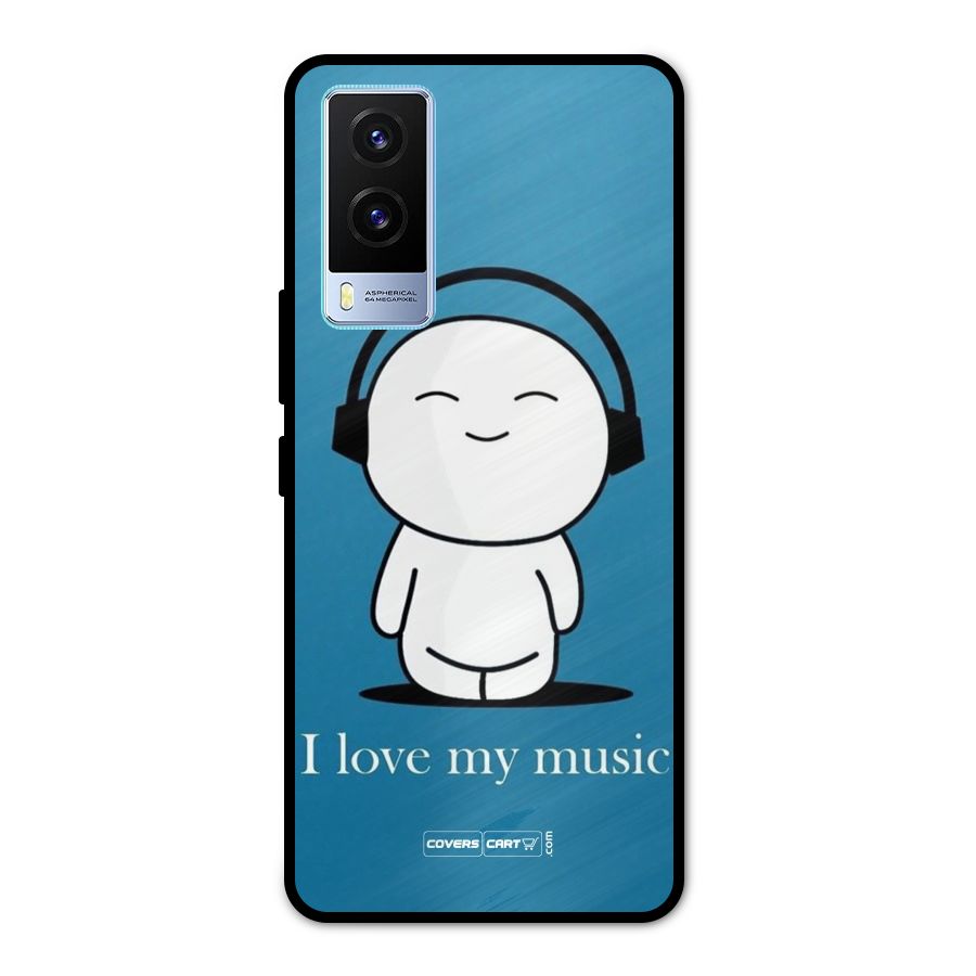 Love for Music Metal Back Case for Vivo V21e 5G