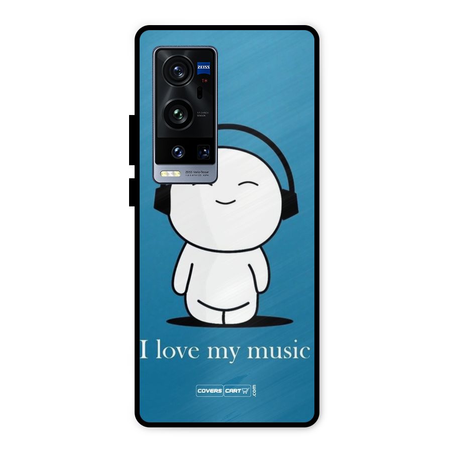 Love for Music Metal Back Case for Vivo X60 Pro Plus