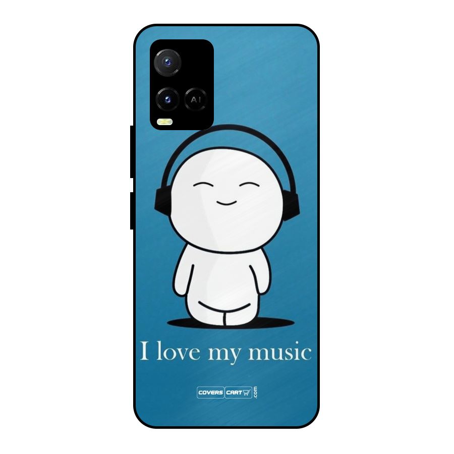 Love for Music Metal Back Case for Vivo Y21T