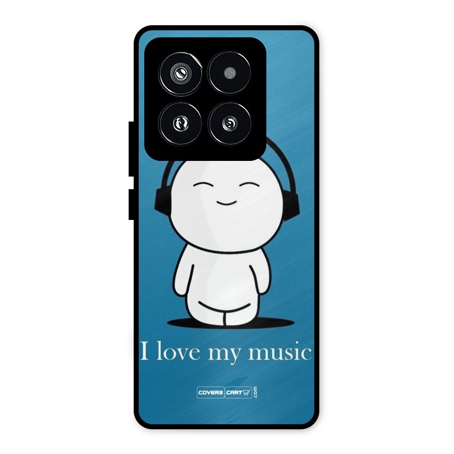 Love for Music Metal Back Case for Xiaomi 14 Pro