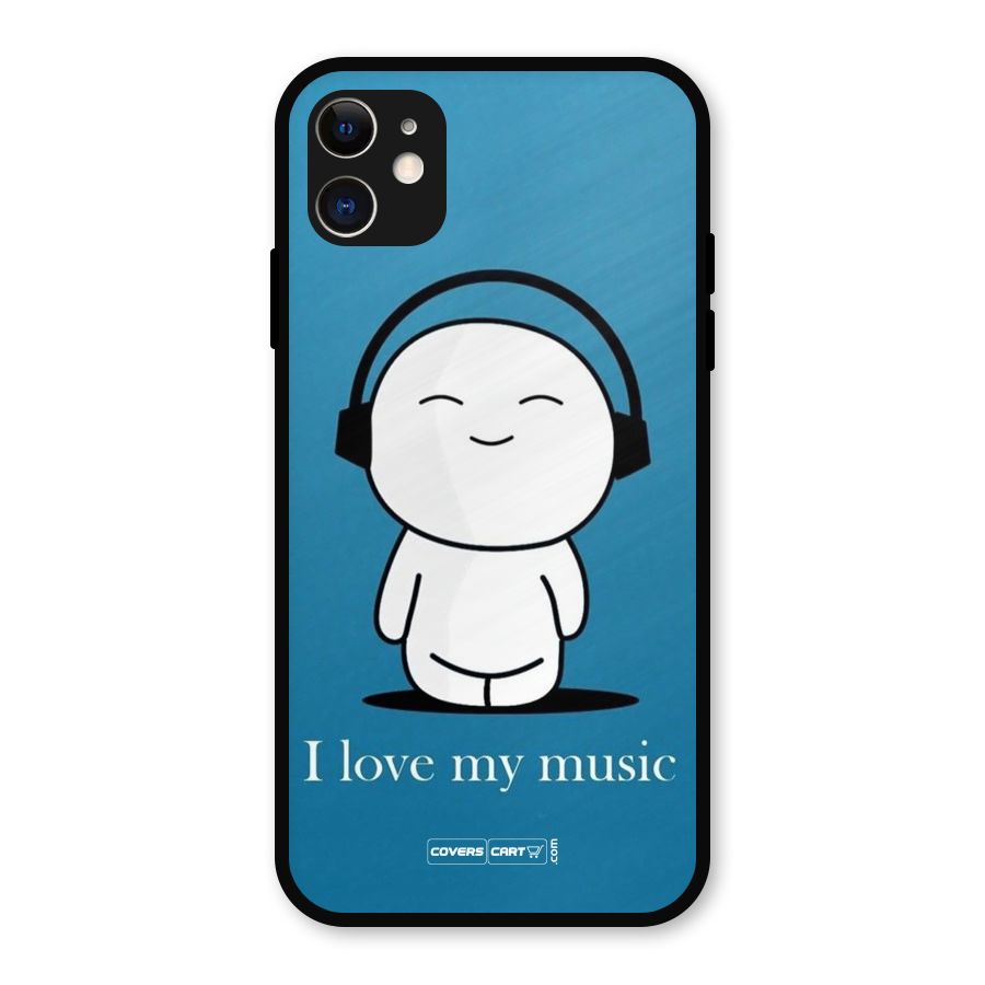 Love for Music Metal Back Case for iPhone 11