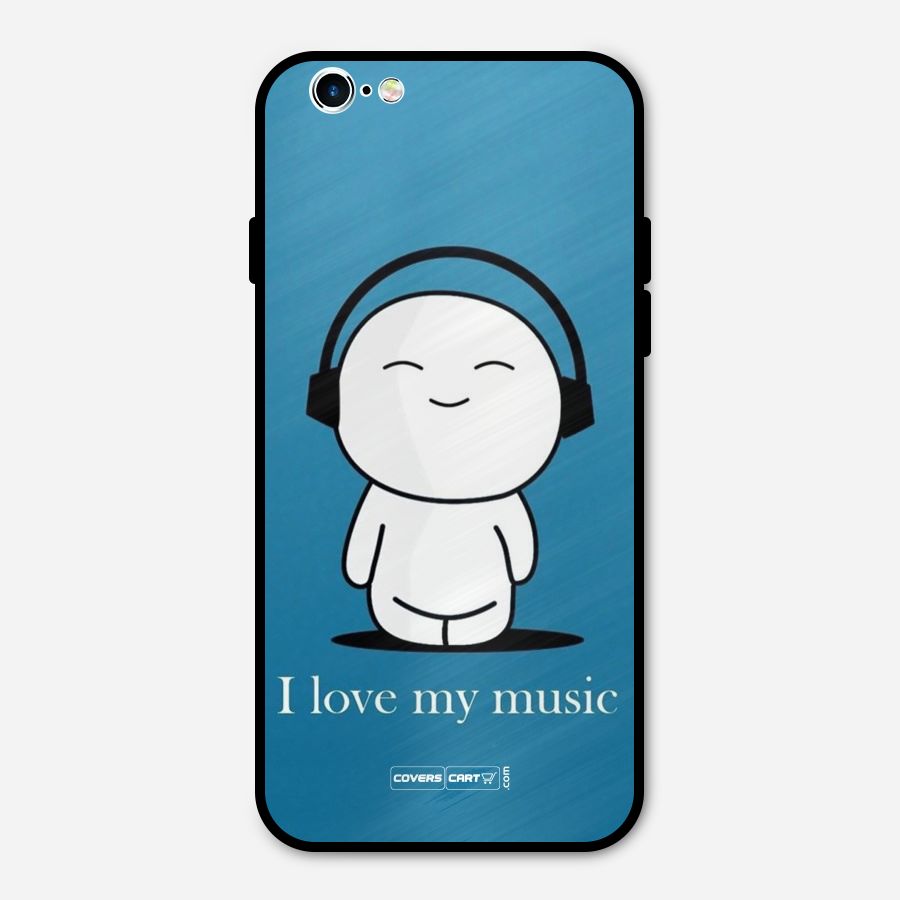 Love for Music Metal Back Case for iPhone 6 6s