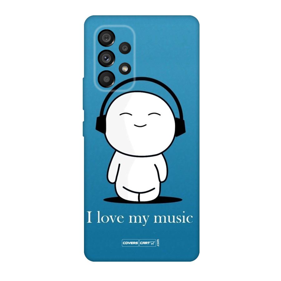 Love for Music Original Polycarbonate Back Case for Galaxy A53 5G