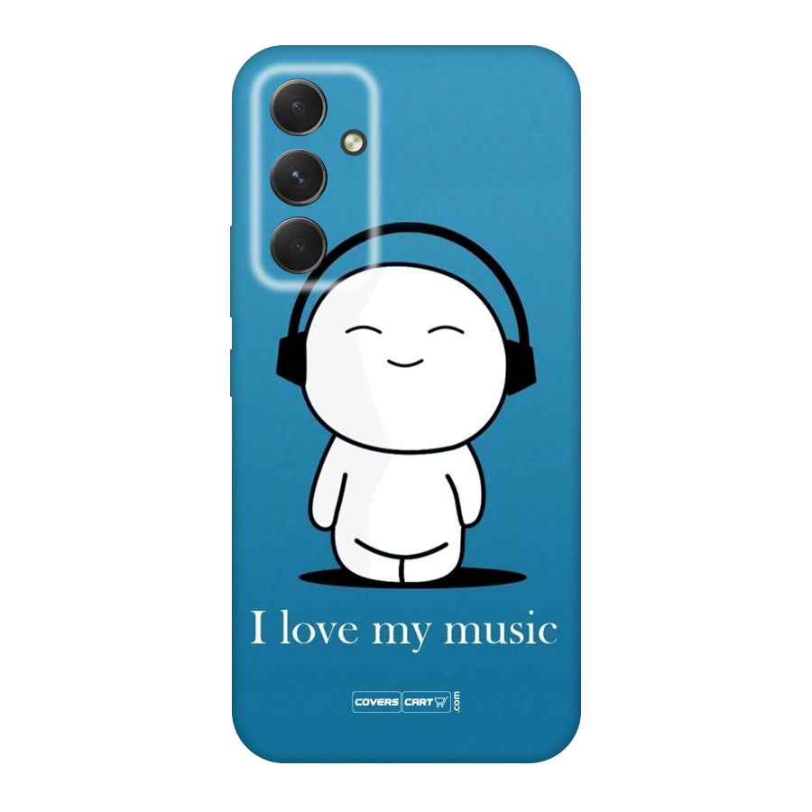 Love for Music Original Polycarbonate Back Case for Galaxy A54