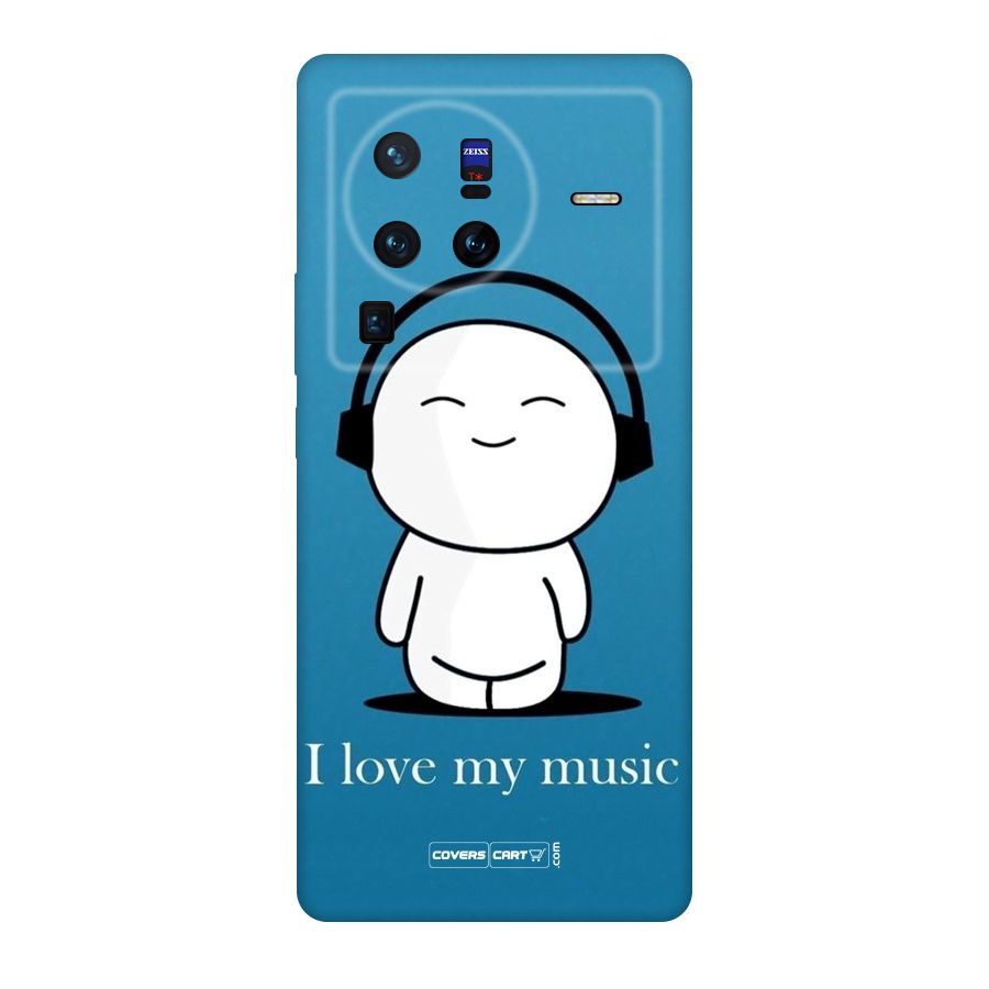 Love for Music Original Polycarbonate Back Case for Vivo X80
