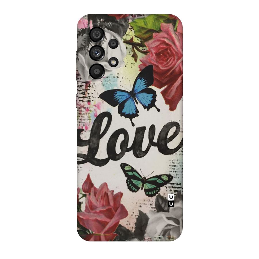 Lovely Butterfly Love Original Polycarbonate Back Case for Galaxy A73 5G