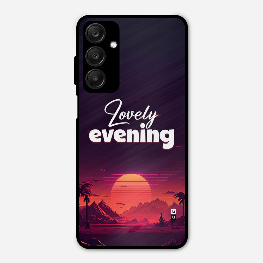 Lovely Evening Metal Back Case for Galaxy A25 5G