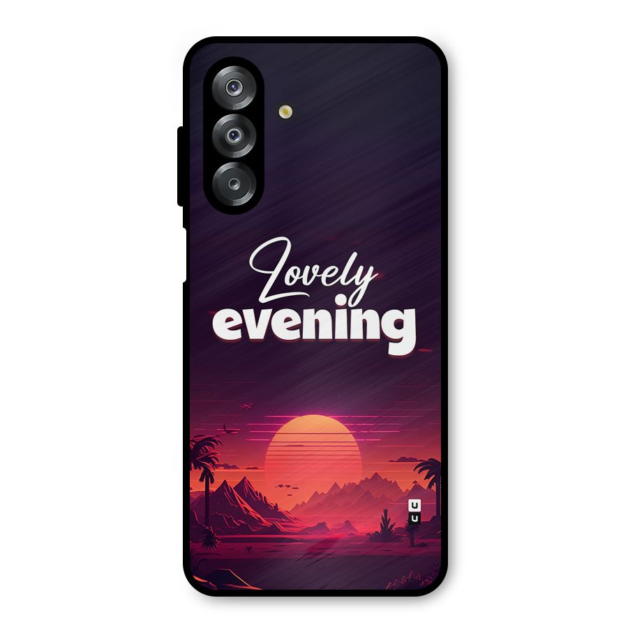 Lovely Evening Metal Back Case for Galaxy A26