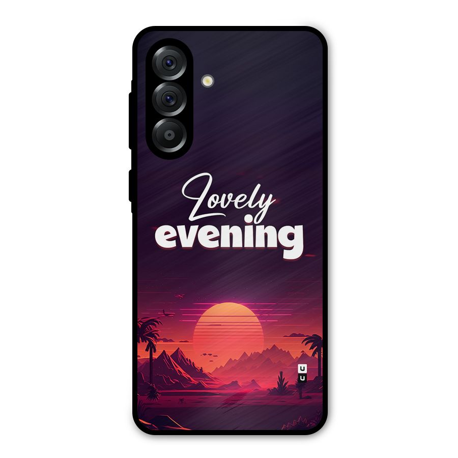 Lovely Evening Metal Back Case for Galaxy A56