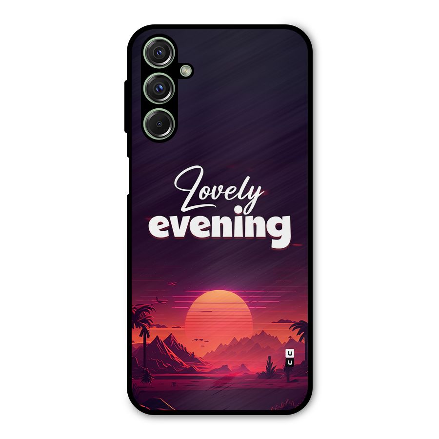 Lovely Evening Metal Back Case for Galaxy M34