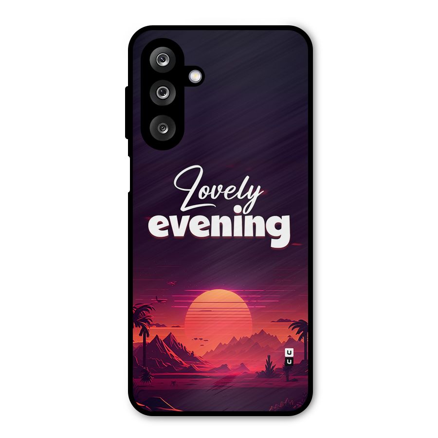 Lovely Evening Metal Back Case for Galaxy M36
