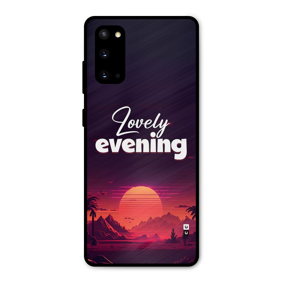 Lovely Evening Metal Back Case for Galaxy S20