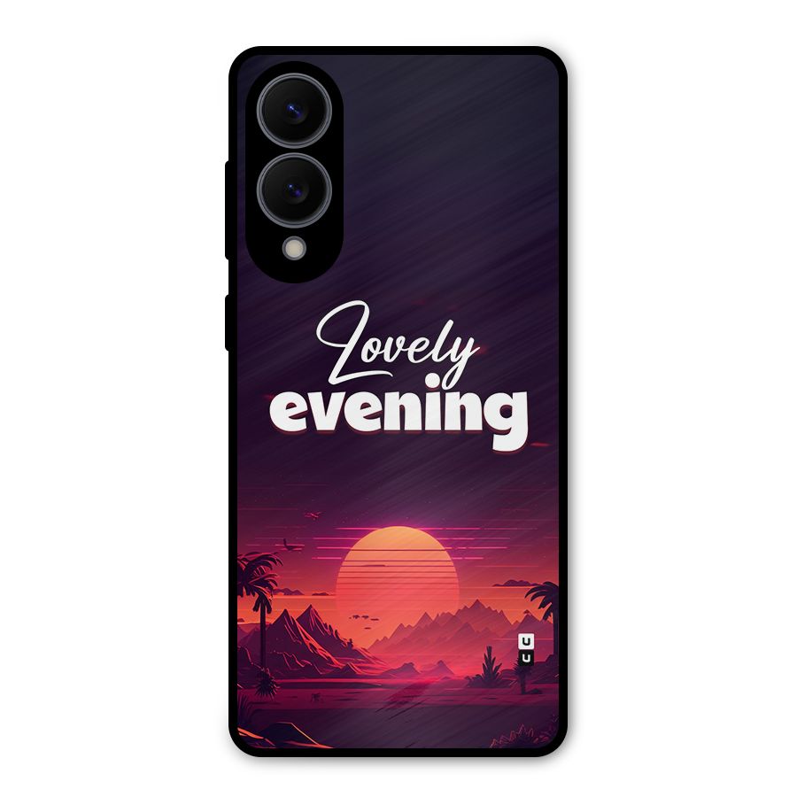 Lovely Evening Metal Back Case for Galaxy S25 Edge