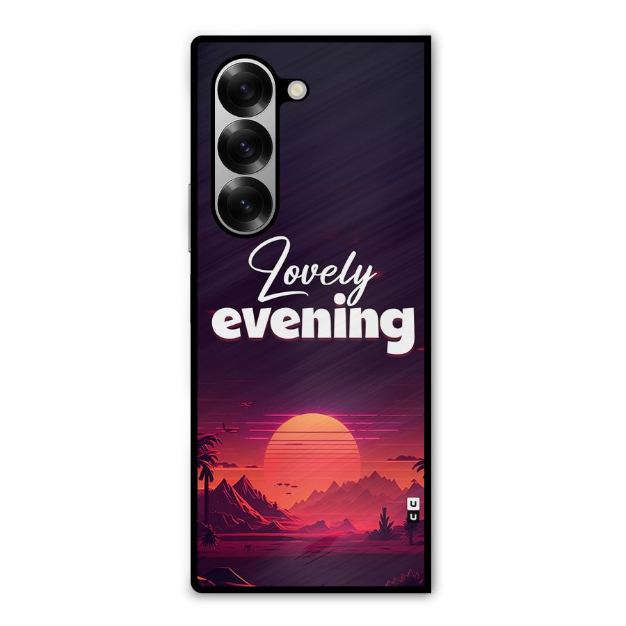 Lovely Evening Metal Back Case for Galaxy Z Fold6