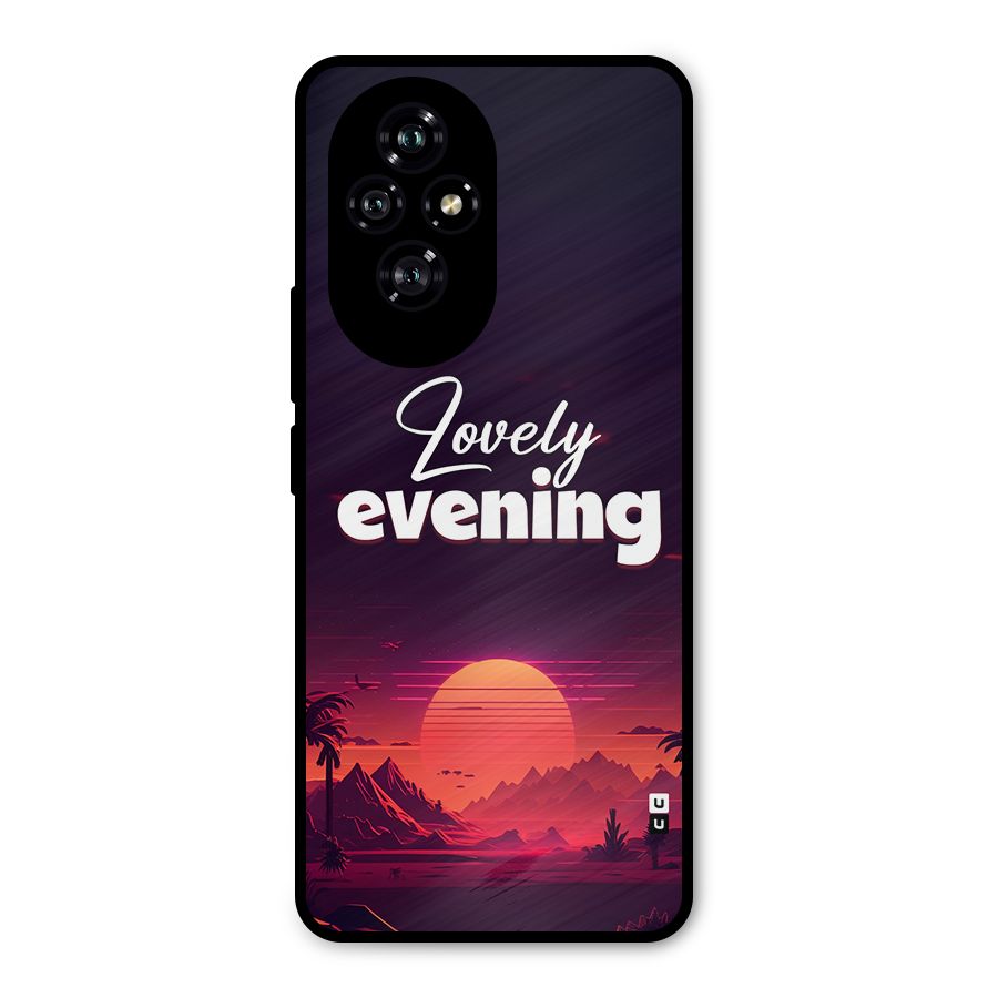Lovely Evening Metal Back Case for Honor 200