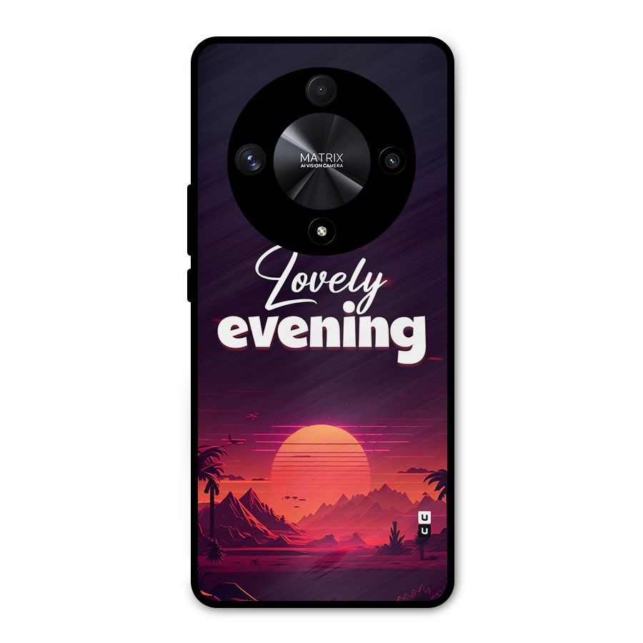 Lovely Evening Metal Back Case for Honor X9b