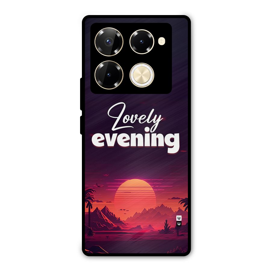 Lovely Evening Metal Back Case for Infinix Note 40 Pro Plus
