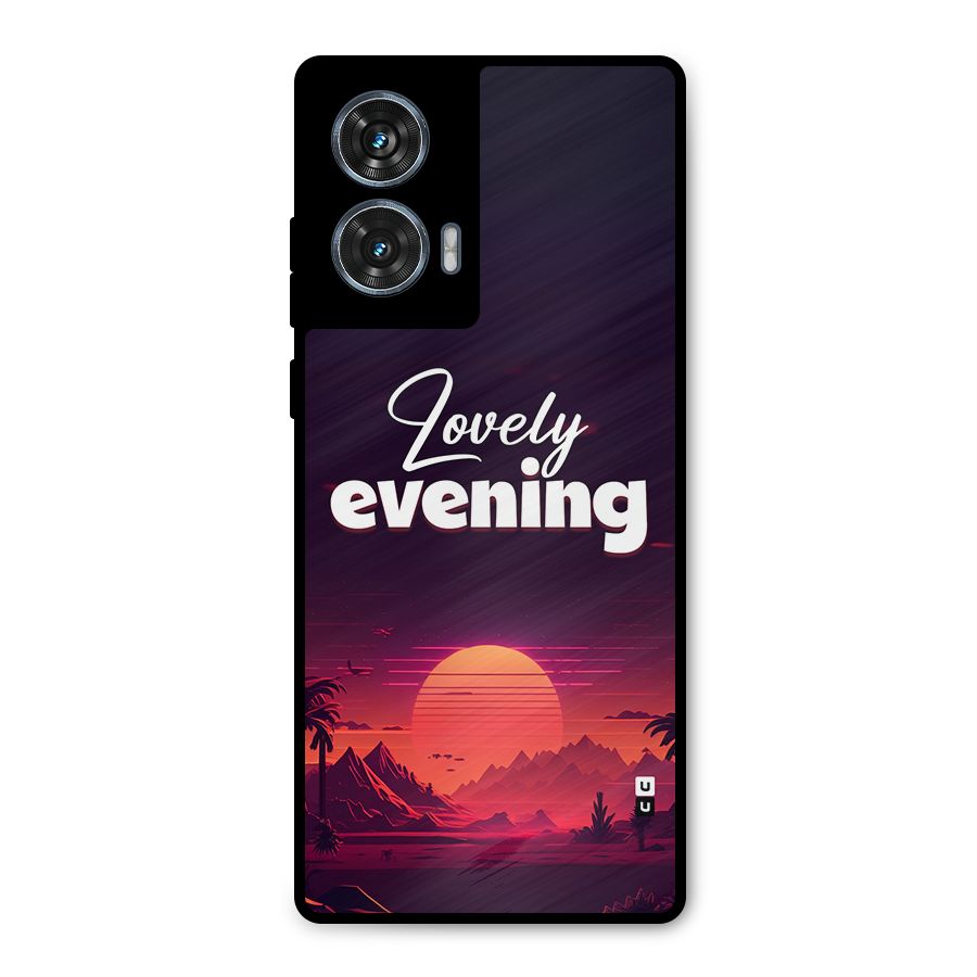 Lovely Evening Metal Back Case for Motorola Edge 50 Fusion