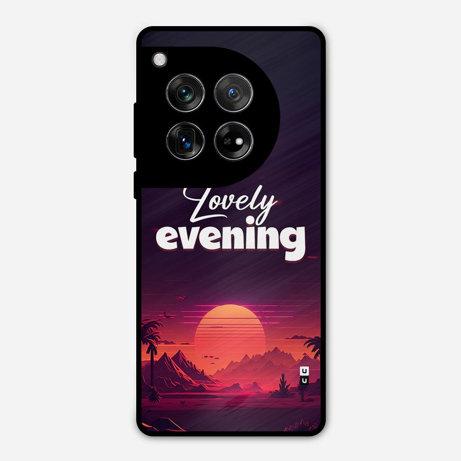 Lovely Evening Metal Back Case for OnePlus 12