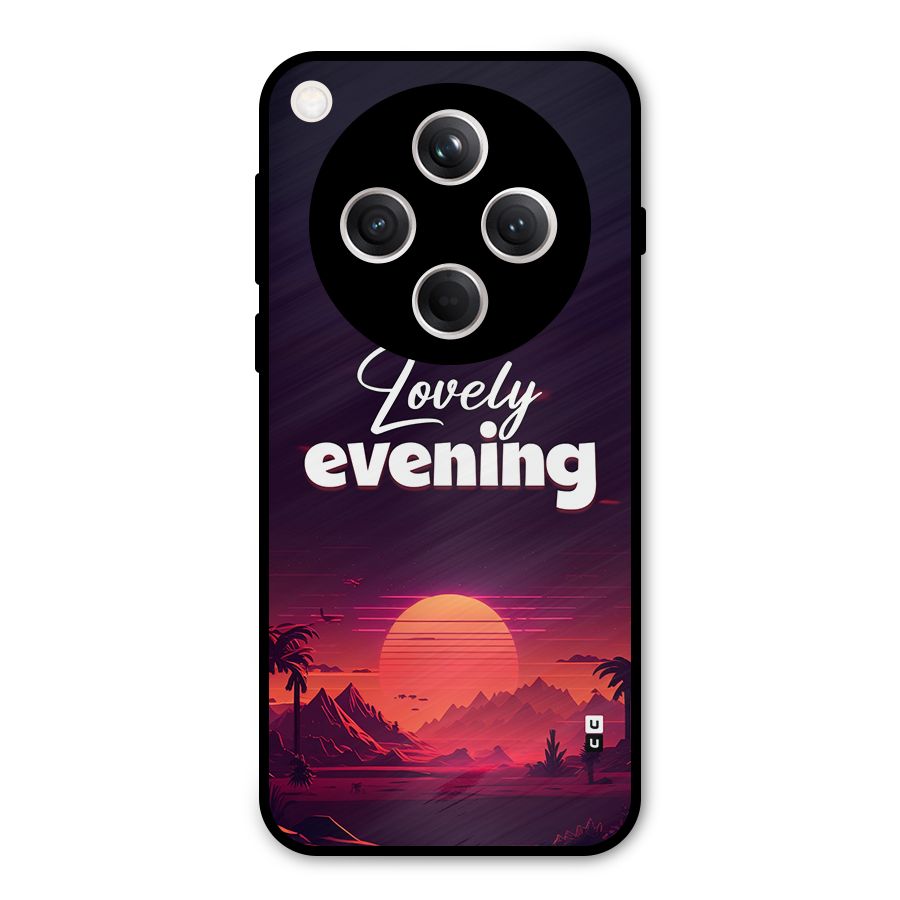 Lovely Evening Metal Back Case for Oppo Find X8