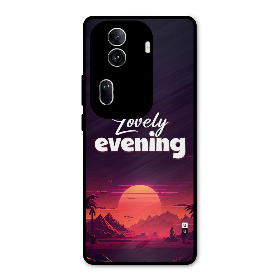 Lovely Evening Metal Back Case for Oppo Reno11 Pro 5G