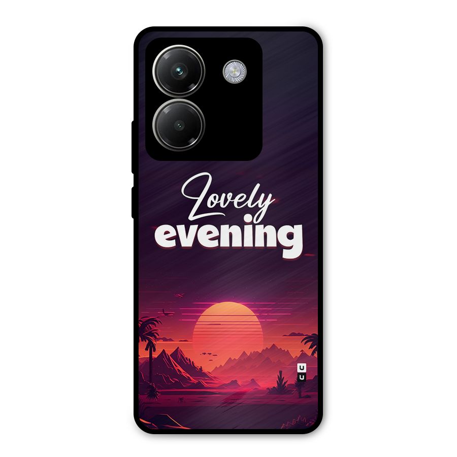 Lovely Evening Metal Back Case for Poco M7 Pro 5G