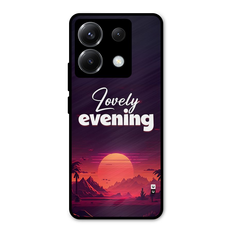 Lovely Evening Metal Back Case for Poco X6