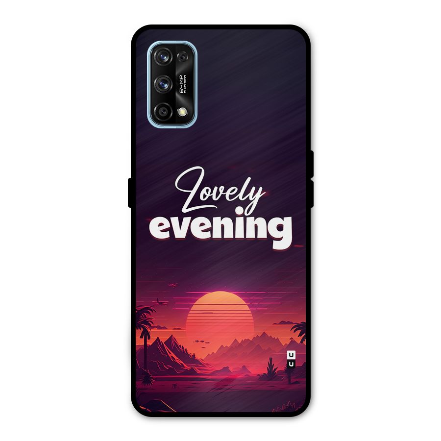 Lovely Evening Metal Back Case for Realme 7 Pro