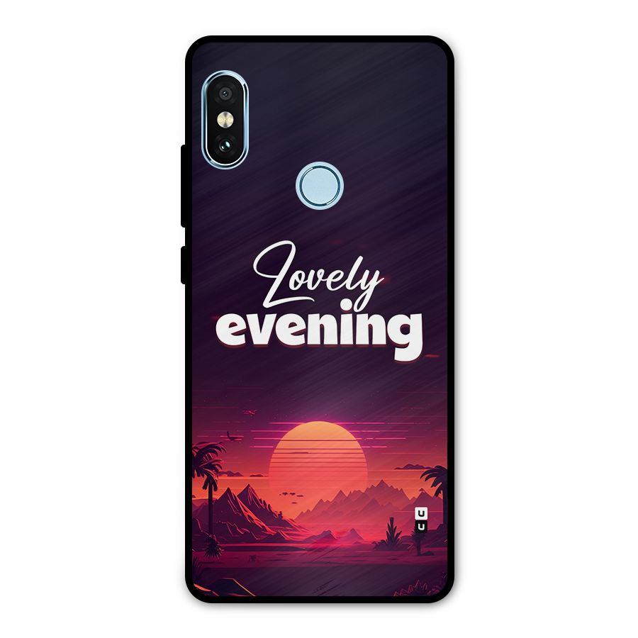 Lovely Evening Metal Back Case for Redmi Note 5 Pro