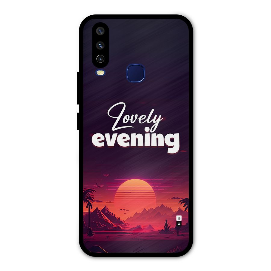 Lovely Evening Metal Back Case for Vivo V17