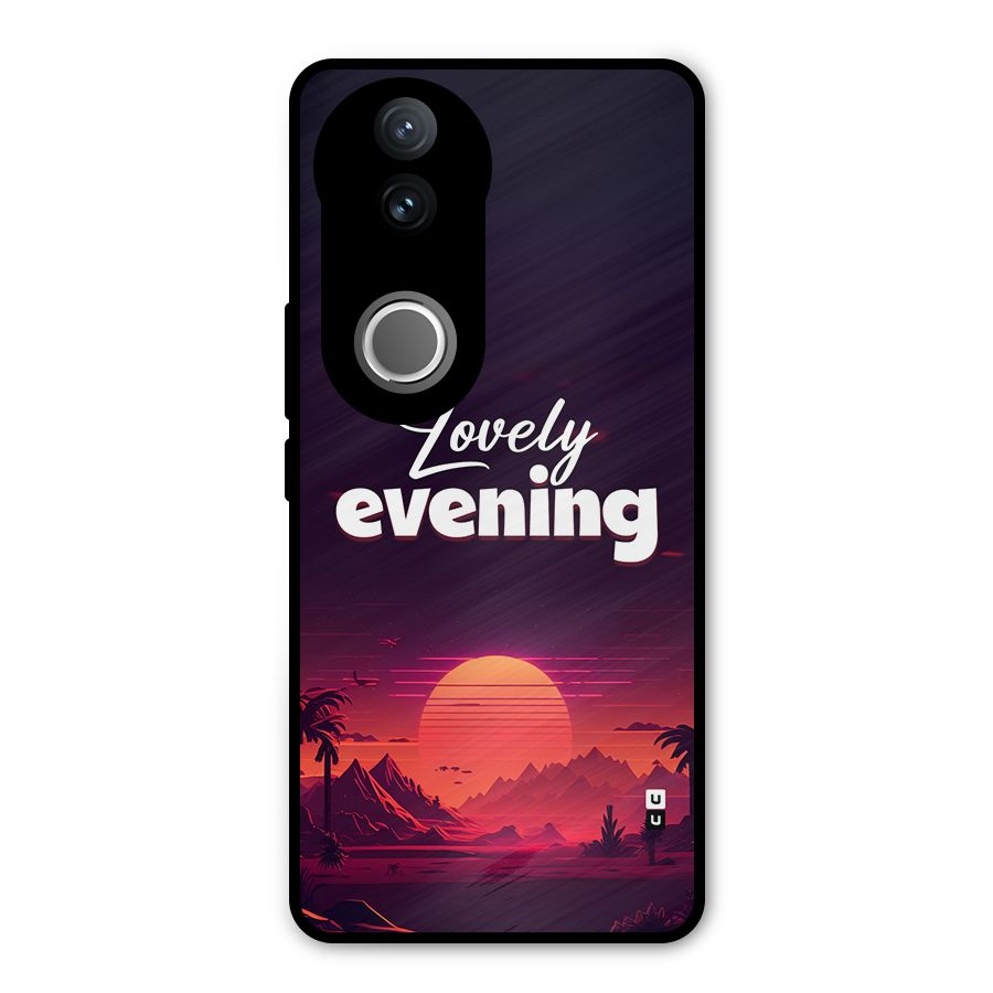 Lovely Evening Metal Back Case for Vivo V50e