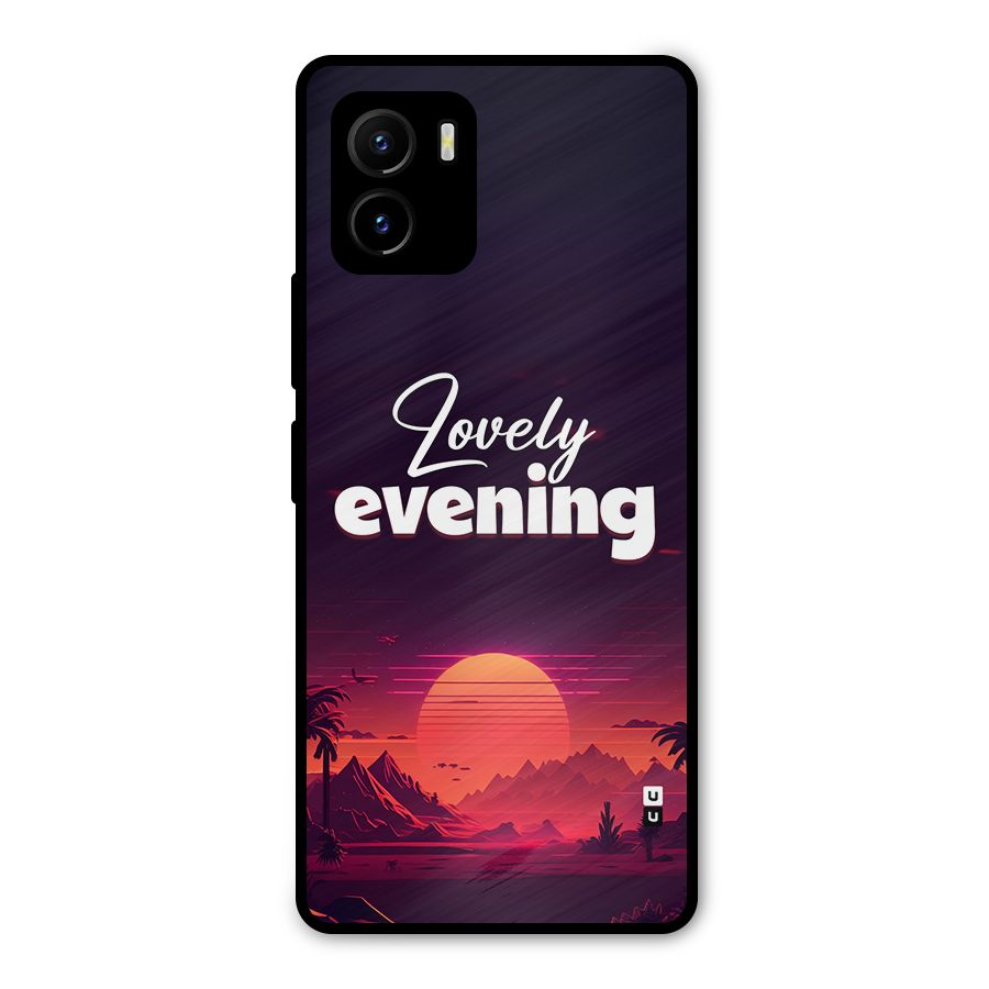 Lovely Evening Metal Back Case for Vivo Y15s