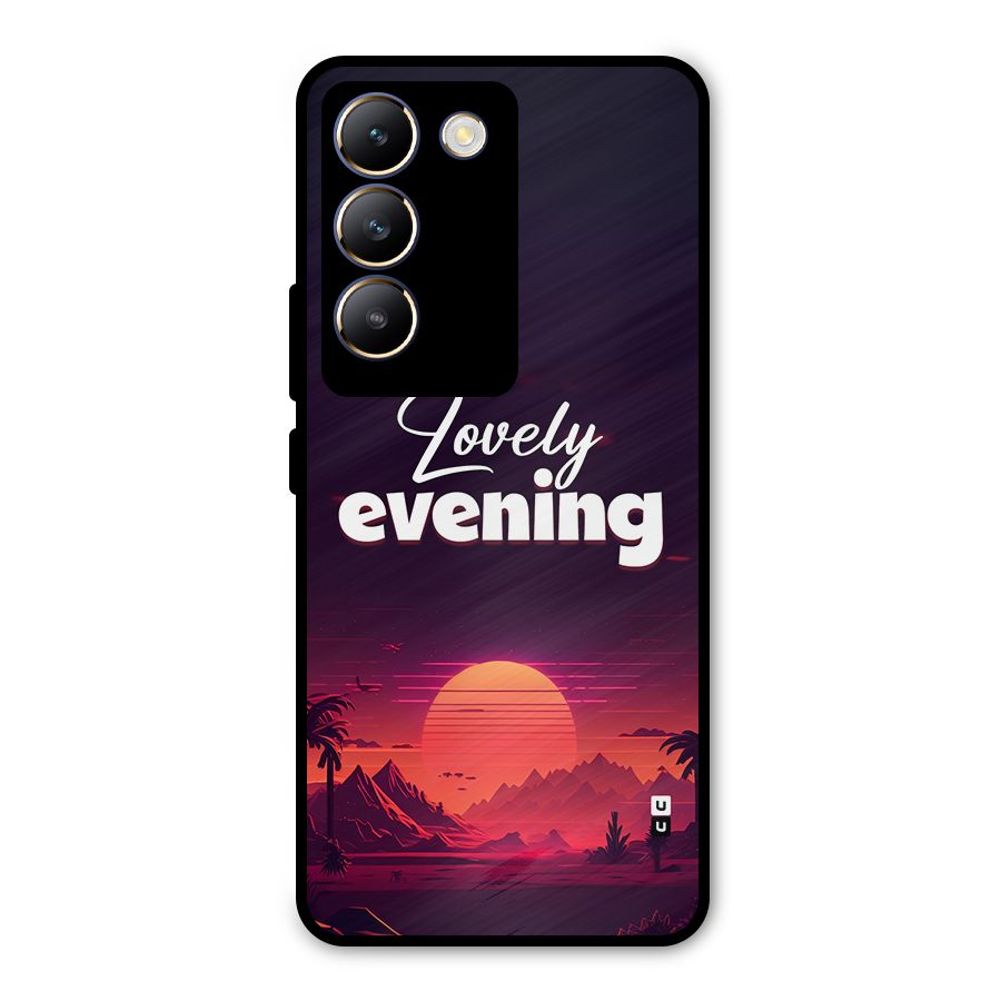 Lovely Evening Metal Back Case for Vivo Y200e