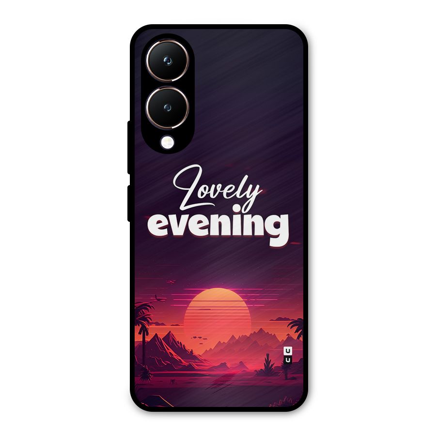 Lovely Evening Metal Back Case for Vivo Y28