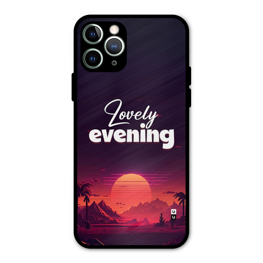 Lovely Evening Metal Back Case for iPhone 11 Pro Max