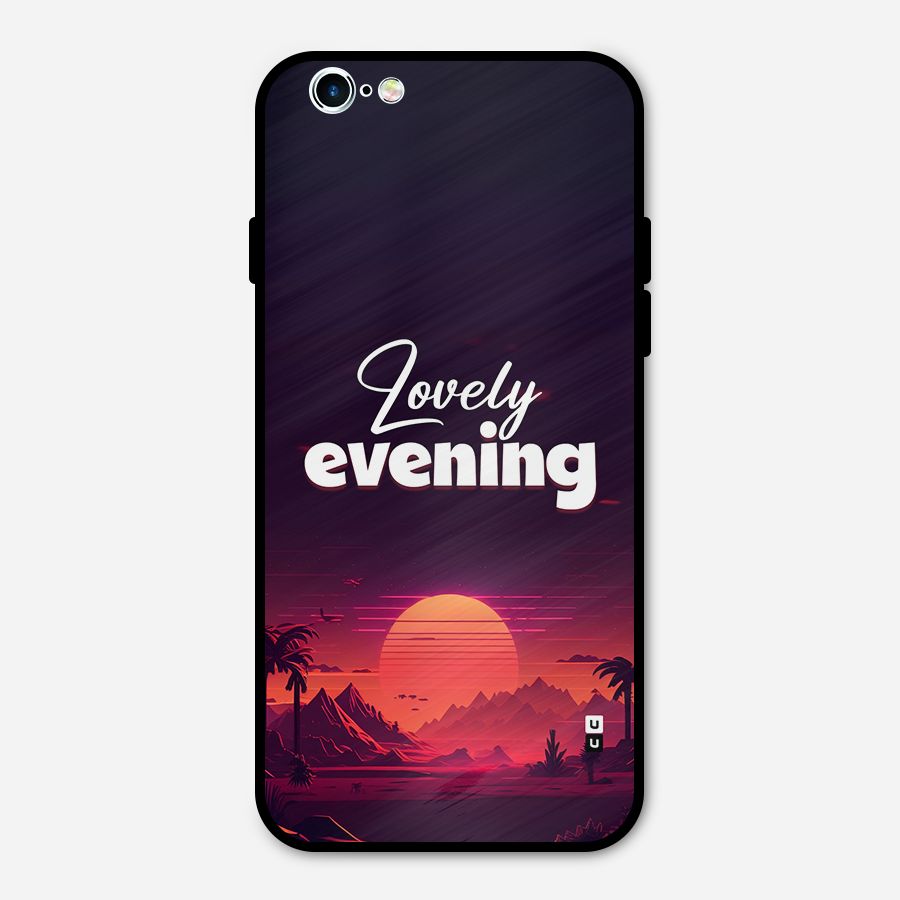 Lovely Evening Metal Back Case for iPhone 6 6s