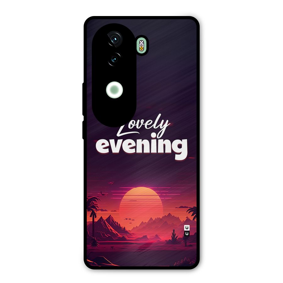 Lovely Evening Metal Back Case for iQOO Z9s