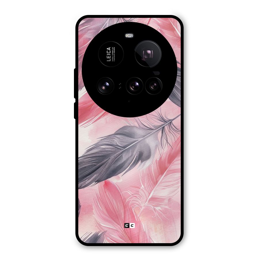 Lovely Feather Metal Back Case for Xiaomi 15 Ultra